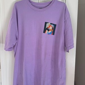 Obey Purple Short Sleeve Tee
